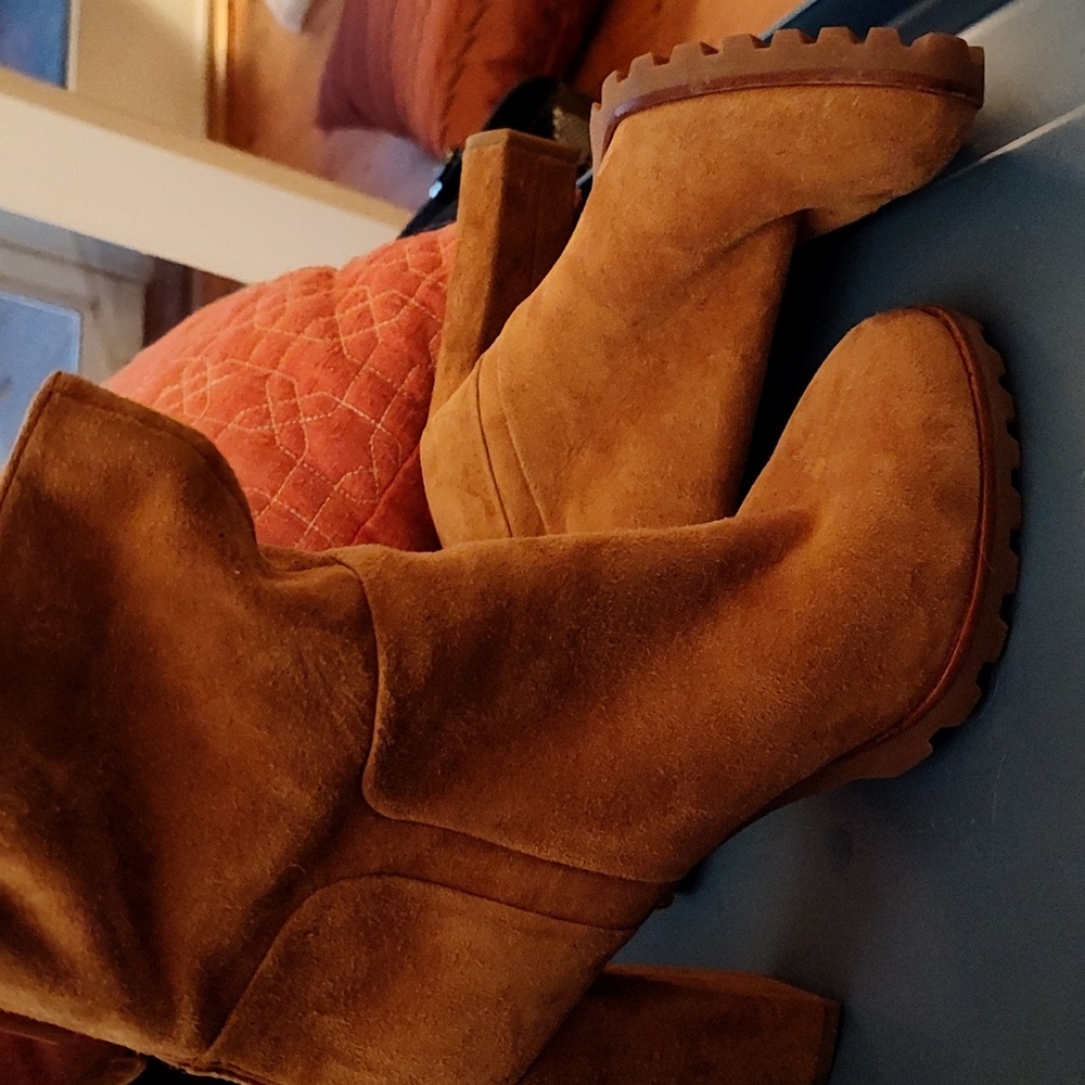 Aldo faux suede boots